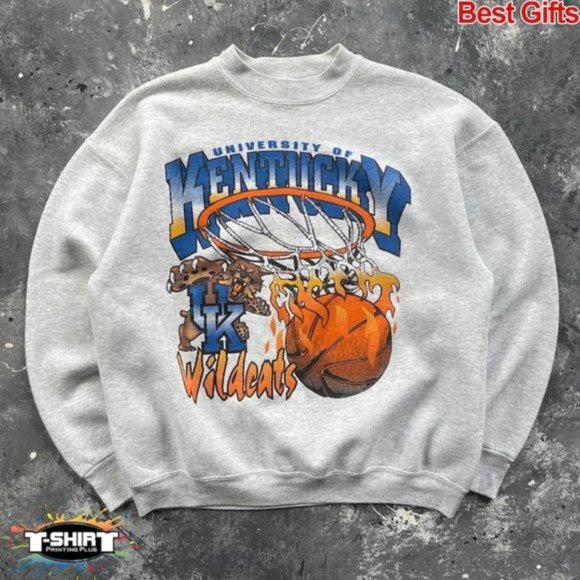 Gildan | Shirts | Vintage Ncaa Kentucky Wildcats Logo Sweatshirt Kentucky  Wildcats Shirt Footbal | Poshmark